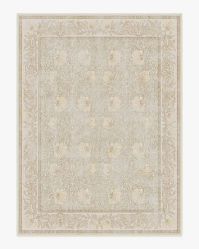 Ruggable Pimpernel Vintage Blush Flatwoven Rug By Morris & Co. In Multi