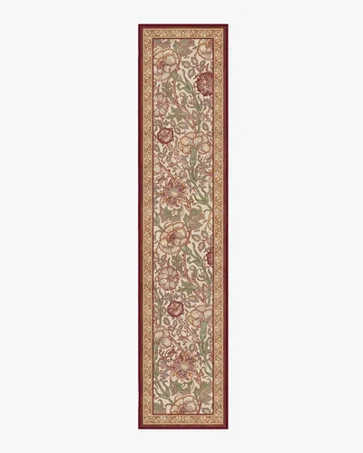 Ruggable Pink & Rose Burgundy Flatwoven Rug By Morris & Co. In Multi