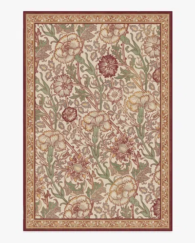 Ruggable Pink & Rose Burgundy Flatwoven Rug By Morris & Co. In Multi