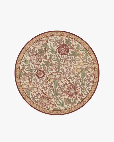 Ruggable Pink & Rose Burgundy Flatwoven Rug By Morris & Co. In Multi