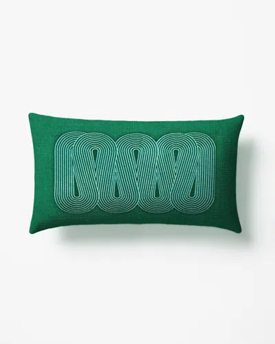 Ruggable Pompidou Green Woven Throw Pillow By Jonathan Adler