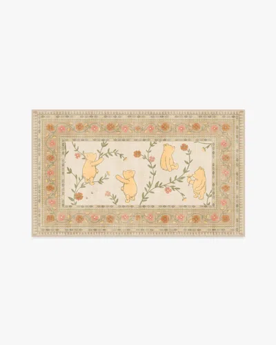 Ruggable Pooh's Meadow Cream Multicolor Flatwoven Rug In Neutral