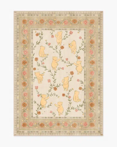 Ruggable Pooh's Meadow Cream Multicolor Flatwoven Rug In Neutral