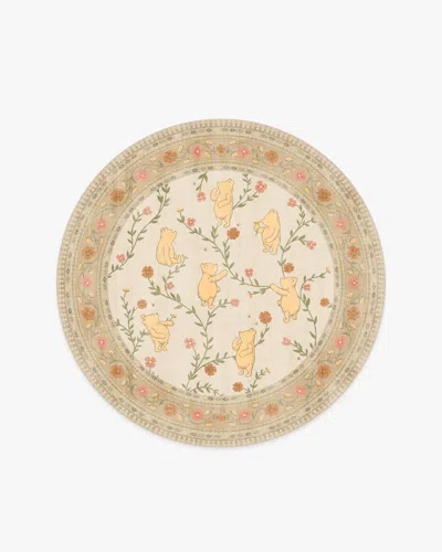 Ruggable Pooh's Meadow Cream Multicolor Flatwoven Rug In Neutral