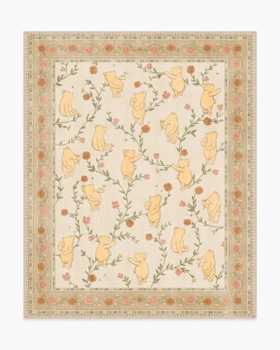 Ruggable Pooh's Meadow Cream Multicolor Flatwoven Rug In Neutral