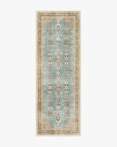 Ruggable Pradera Blue & Terracotta Flatwoven Rug