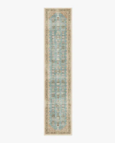 Ruggable Pradera Blue & Terracotta Flatwoven Rug