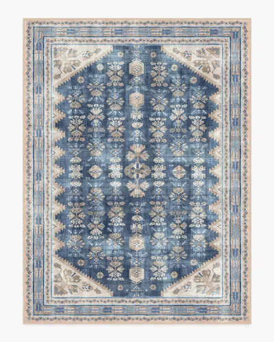 Ruggable Pradera Navy Flatwoven Rug In Blue