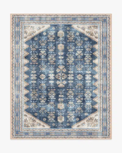 Ruggable Pradera Navy Flatwoven Rug In Blue