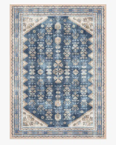 Ruggable Pradera Navy Flatwoven Rug In Blue