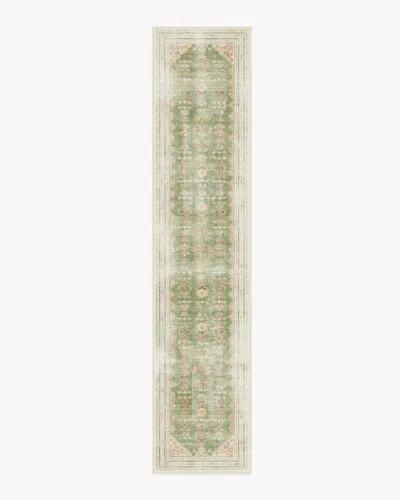 Ruggable Pradera Olive & Sand Flatwoven Rug In Green
