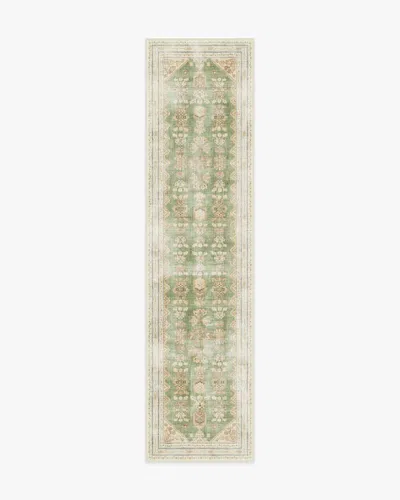 Ruggable Pradera Olive & Sand Flatwoven Rug In Green
