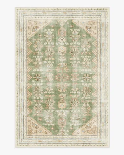 Ruggable Pradera Olive & Sand Flatwoven Rug In Green