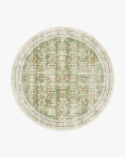 Ruggable Pradera Olive & Sand Flatwoven Rug In Green