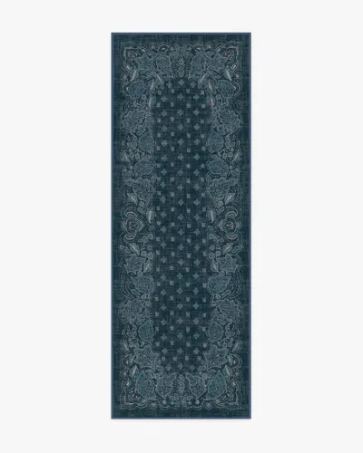 Ruggable Prato Midnight Blue Flatwoven Rug
