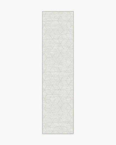 Ruggable Prisma Monochrome Flatwoven Rug In Gray