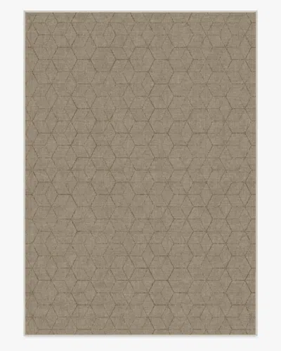 Ruggable Prisma Natural Stone Flatwoven Rug In Brown