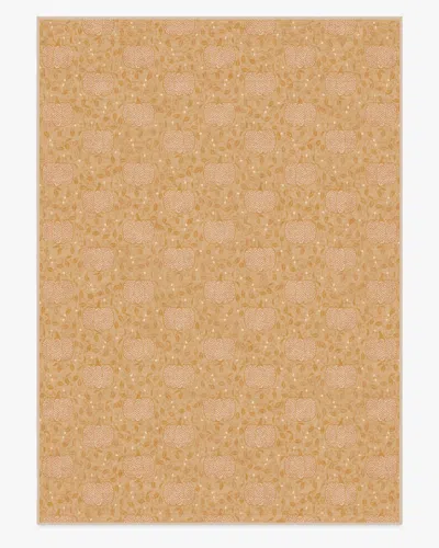 Ruggable Pumpkin Patch Gold Flatwoven Rug In Brown