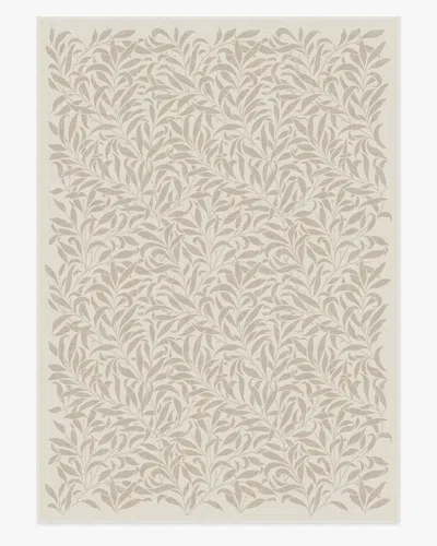 Ruggable Pure Willow Boughs Natural Flatwoven Rug By Morris & Co. In Blue