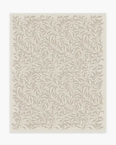 Ruggable Pure Willow Boughs Natural Flatwoven Rug By Morris & Co. In Blue
