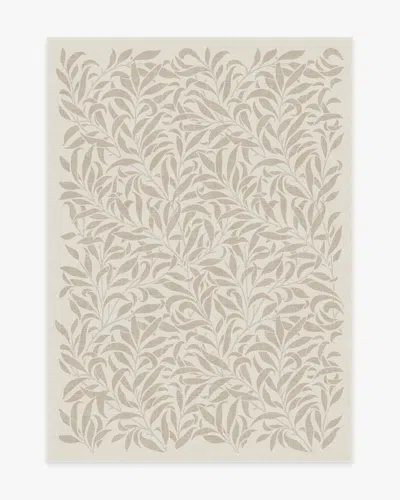 Ruggable Pure Willow Boughs Natural Flatwoven Rug By Morris & Co. In Blue