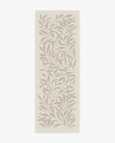 Ruggable Pure Willow Boughs Natural Flatwoven Rug By Morris & Co. In Black