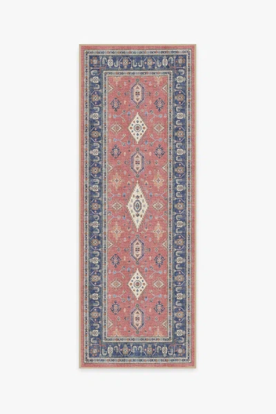 Ruggable Ranier Cayenne Red Outdoor Rug In Pink