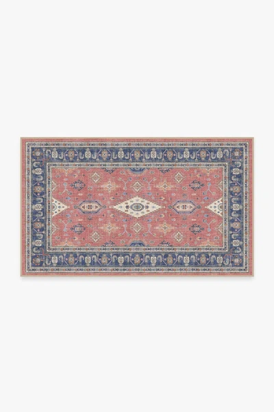 Ruggable Ranier Cayenne Red Outdoor Rug In Pink