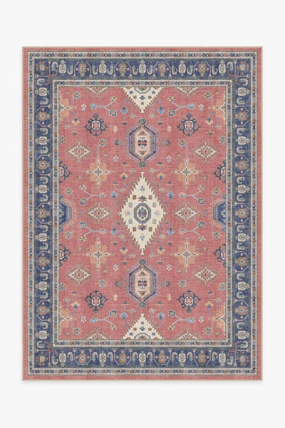 Ruggable Ranier Cayenne Red Outdoor Rug In Blue