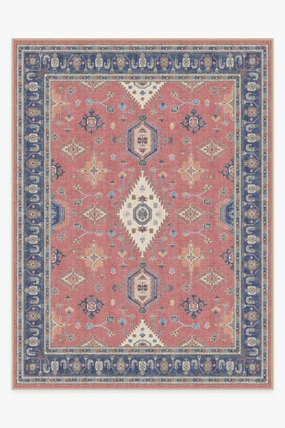 Ruggable Ranier Cayenne Red Outdoor Rug In Pink