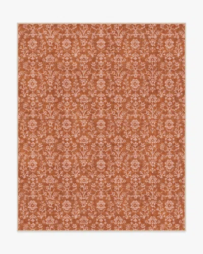 Ruggable Ravina Terracotta Flatwoven Rug In Brown