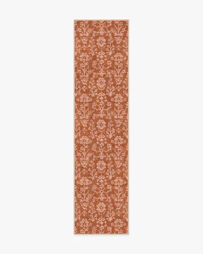 Ruggable Ravina Terracotta Flatwoven Rug In Brown