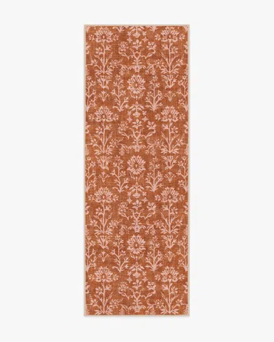 Ruggable Ravina Terracotta Flatwoven Rug In Brown