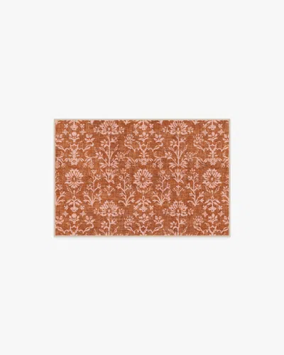 Ruggable Ravina Terracotta Flatwoven Rug In Brown
