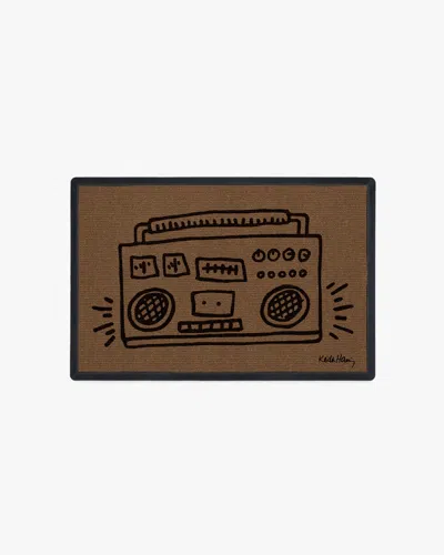 Ruggable Real Talk Doormat By Keith Haring In Brown