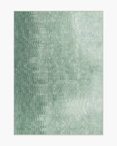 Ruggable Reflection Sage Green Flatwoven Rug In Multi