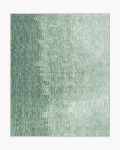 Ruggable Reflection Sage Green Flatwoven Rug In Multi
