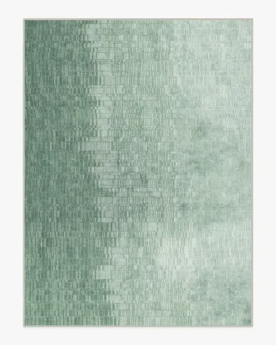 Ruggable Reflection Sage Green Flatwoven Rug In Multi