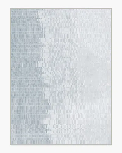 Ruggable Reflection Silver Flatwoven Rug In Animal Print