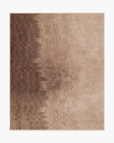 Ruggable Reflection Warm Natural Flatwoven Rug In Brown
