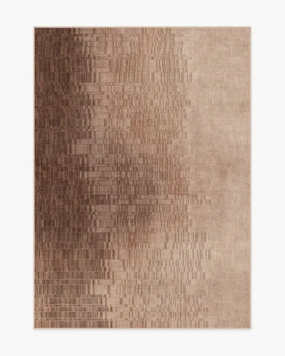 Ruggable Reflection Warm Natural Flatwoven Rug In Brown