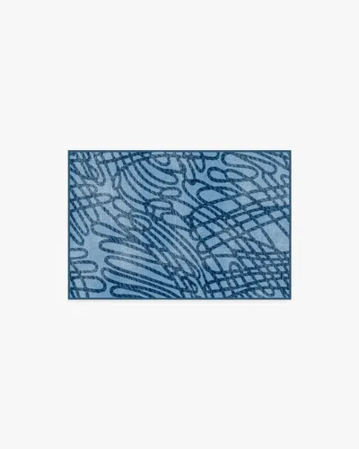 Ruggable Rica Rope Stone Blue Flatwoven Rug By Humberto Leon