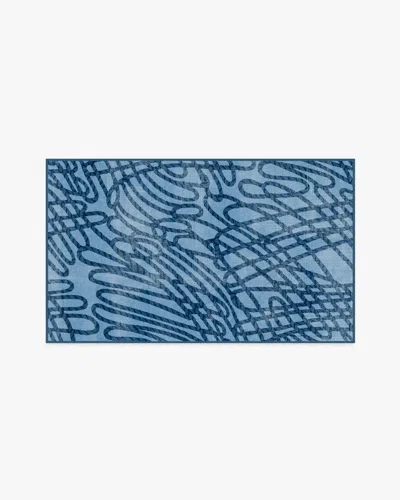 Ruggable Rica Rope Stone Blue Flatwoven Rug By Humberto Leon