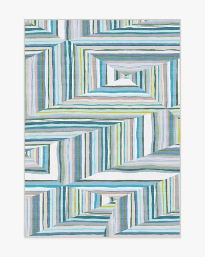 Ruggable Riviera Teal Outdoor Rug In Blue