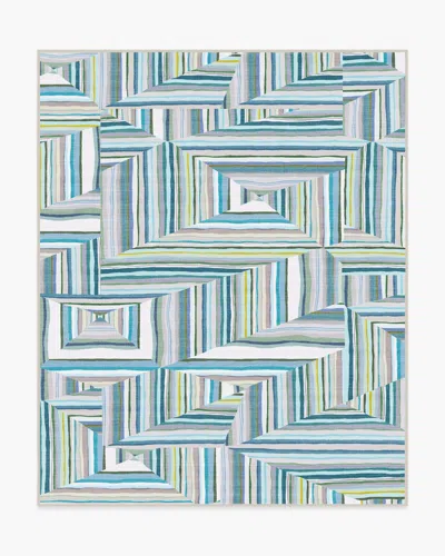 Ruggable Riviera Teal Outdoor Rug In Blue