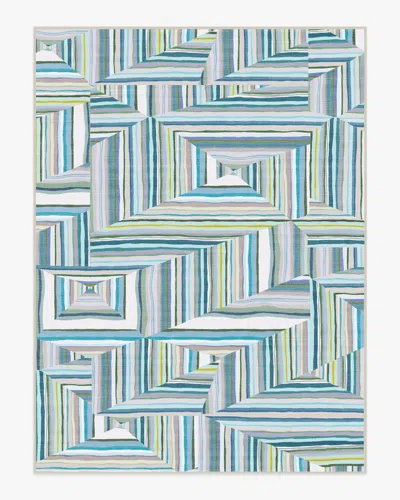 Ruggable Riviera Teal Outdoor Rug In Blue