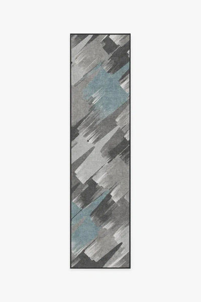 Ruggable Rogue Squadron Dark Teal Flatwoven Rug In Gray