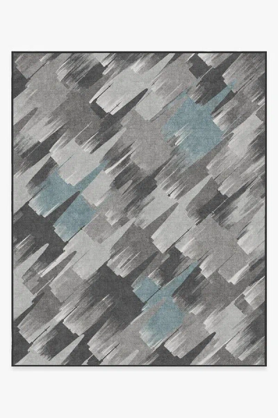Ruggable Rogue Squadron Dark Teal Flatwoven Rug In Gray