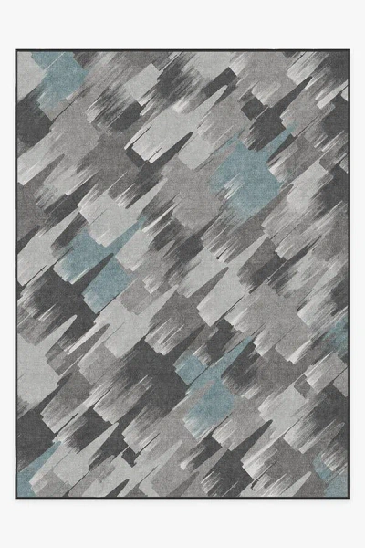 Ruggable Rogue Squadron Dark Teal Flatwoven Rug In Gray