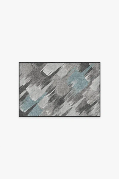 Ruggable Rogue Squadron Dark Teal Flatwoven Rug In Gray
